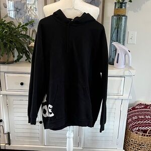 adidas Black Hoodie Sweater, Size L